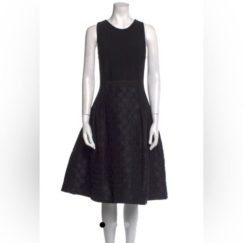 Carmen Marc Valvo black dress
